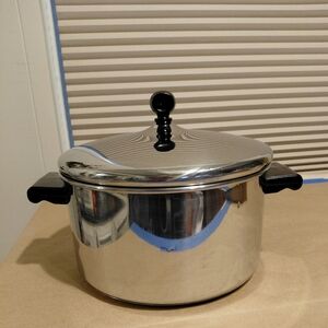 Faberware 6qt 18/10 Stainless Steel Stock Pot With Lid Oven Safe